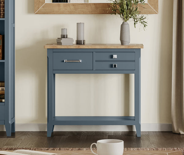 Signature Blue - Reclaimed Small Console Table