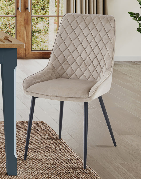 Signature Blue Dining Chair - MINK  (Pack of Two)