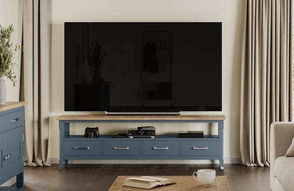 Signature Blue - Large Widescreen Television Cabinet