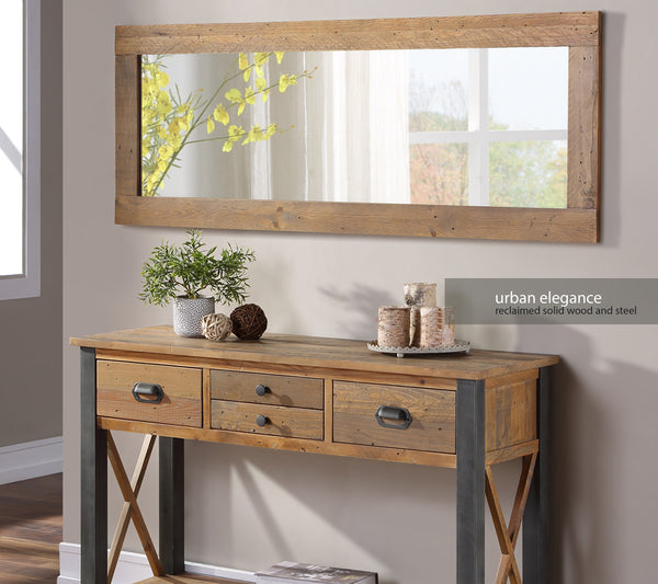 Urban Elegance - Reclaimed Extra Long Wall  Mirror